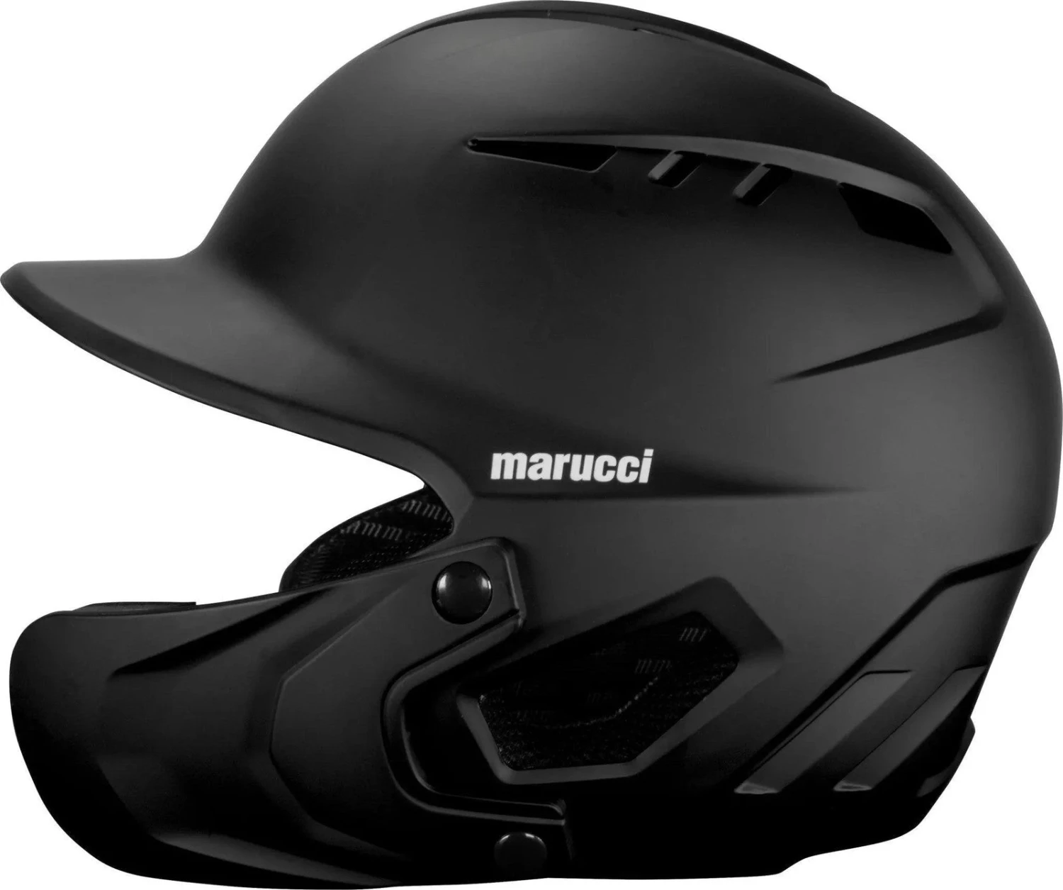 Marucci DuraVent Baseball Batting Helmet With Jaw Guard MBHDVD3 - Black 3 Marucci DuraVent Baseball Batting Helmet With Jaw Guard MBHDVD3 - Black