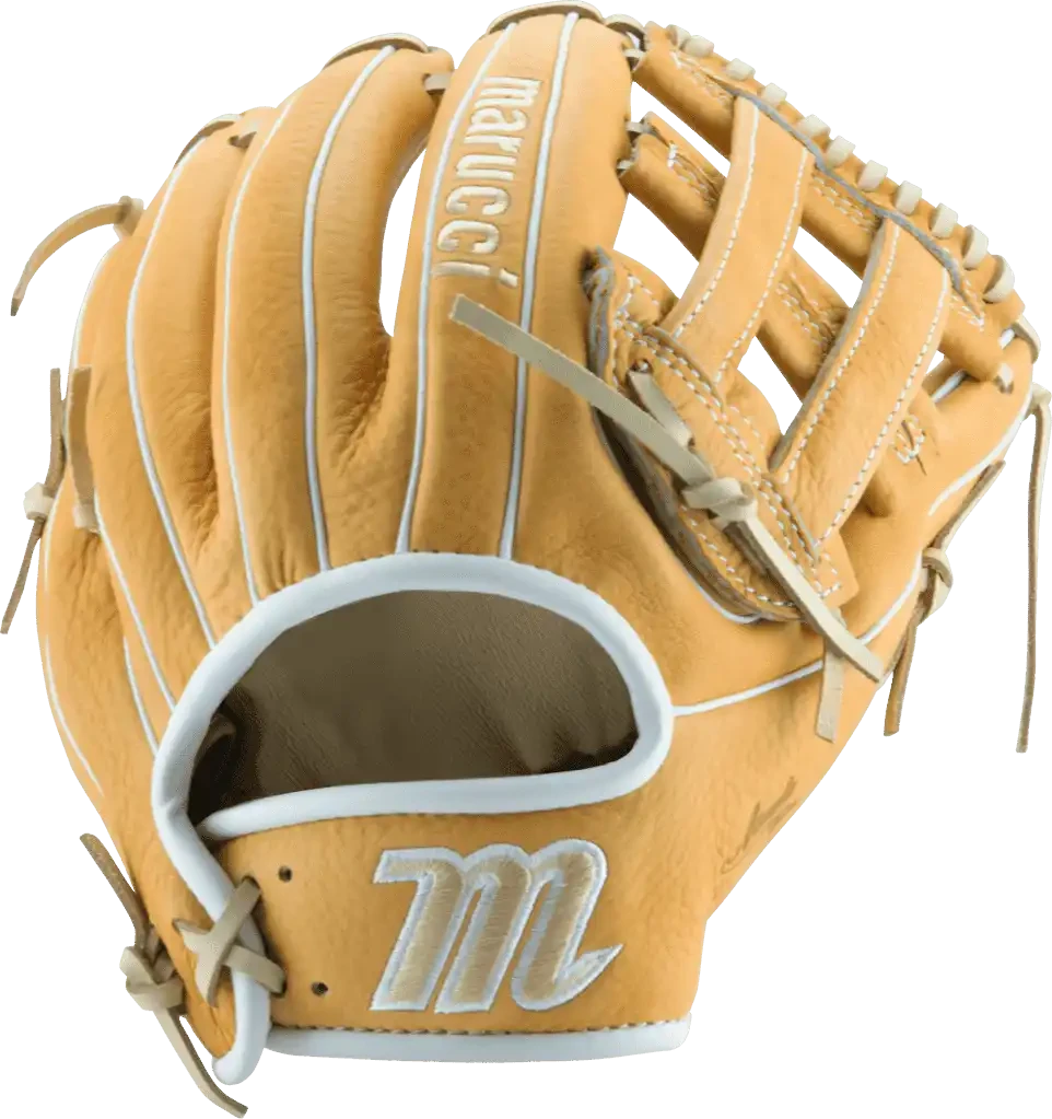 Marucci Acadia M Type V2 12.00" Utility Glove MFG2AC45A3 - Camel White 3 Marucci Acadia M Type V2 12.00" Utility Glove MFG2AC45A3 - Camel White