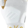 Marucci Blacksmith Full WRAP V2 Youth Batting Glove - White -Marucci Store marucci blacksmith full wrap v2 youth batting glove white hit 378