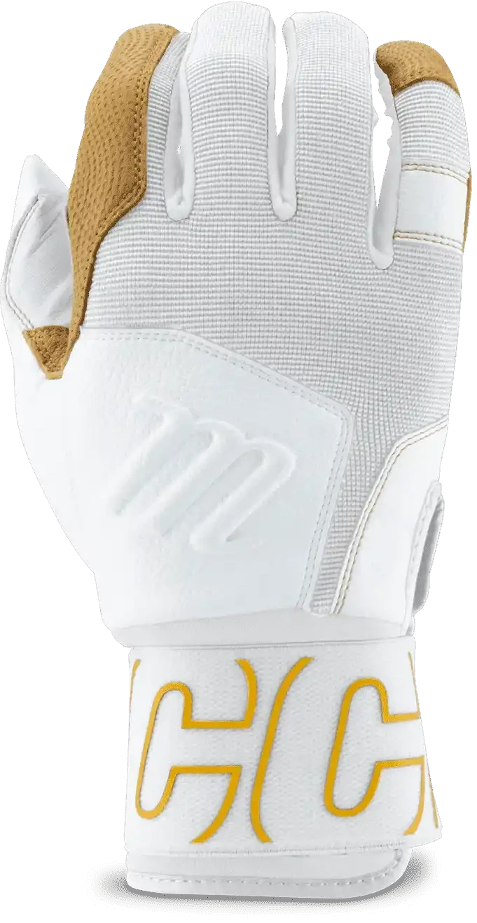 Marucci Blacksmith Full WRAP V2 Youth Batting Glove - White 3 Marucci Blacksmith Full WRAP V2 Youth Batting Glove - White