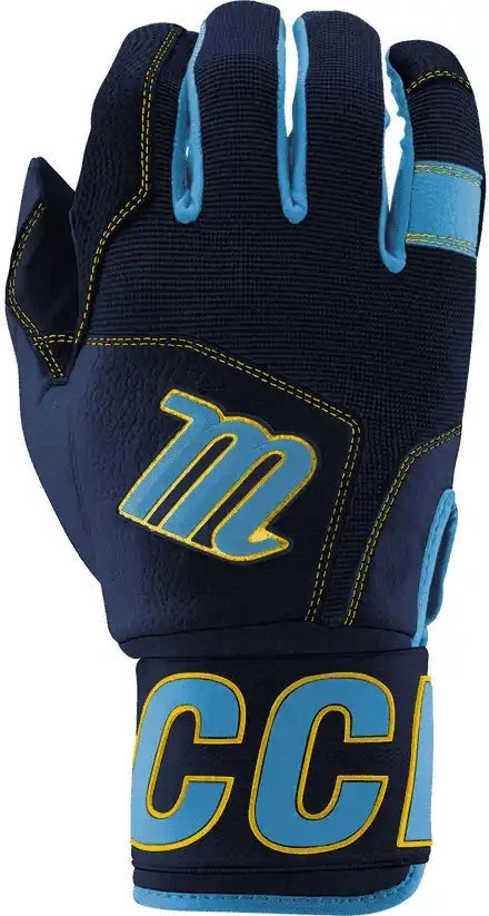 Marucci Blacksmith V2 Batting Glove - Columbia Blue Navy Blue 4 Marucci Blacksmith V2 Batting Glove - Columbia Blue Navy Blue - Image 2