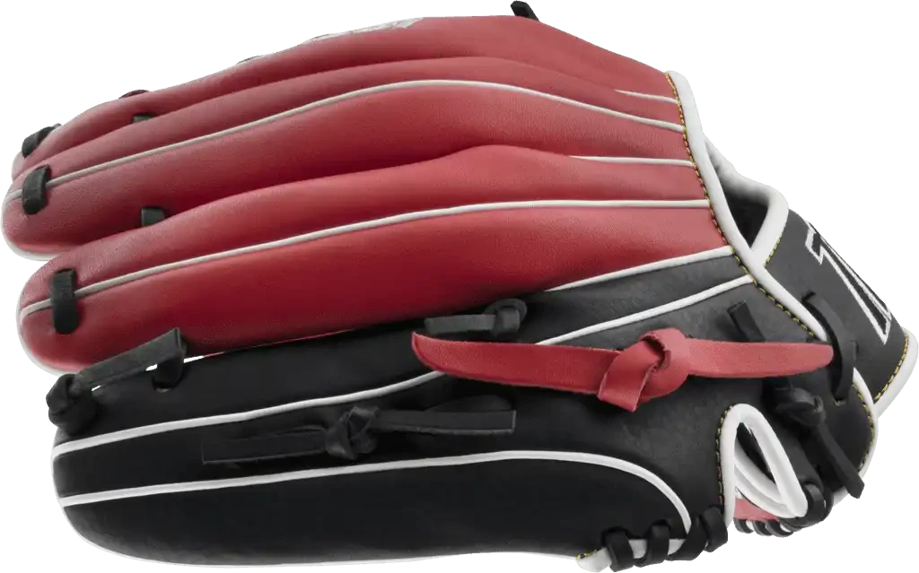 Marucci Caddo V2 Youth 12.00" Utility Glove MFG2CD1200 - Red Black 6 Marucci Caddo V2 Youth 12.00" Utility Glove MFG2CD1200 - Red Black - Image 4