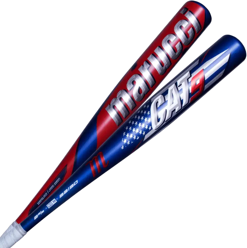 Marucci Cat9 America BBCOR (-3) Bat - Blue Red 3 Marucci Cat9 America BBCOR (-3) Bat - Blue Red