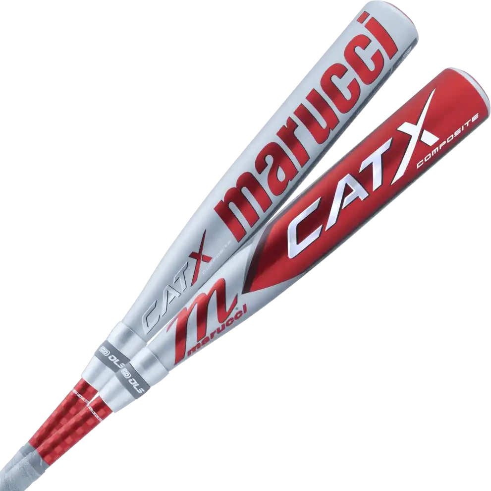Marucci CatX Composite BBCOR (-3) Bat - White Red 3 Marucci CatX Composite BBCOR (-3) Bat - White Red
