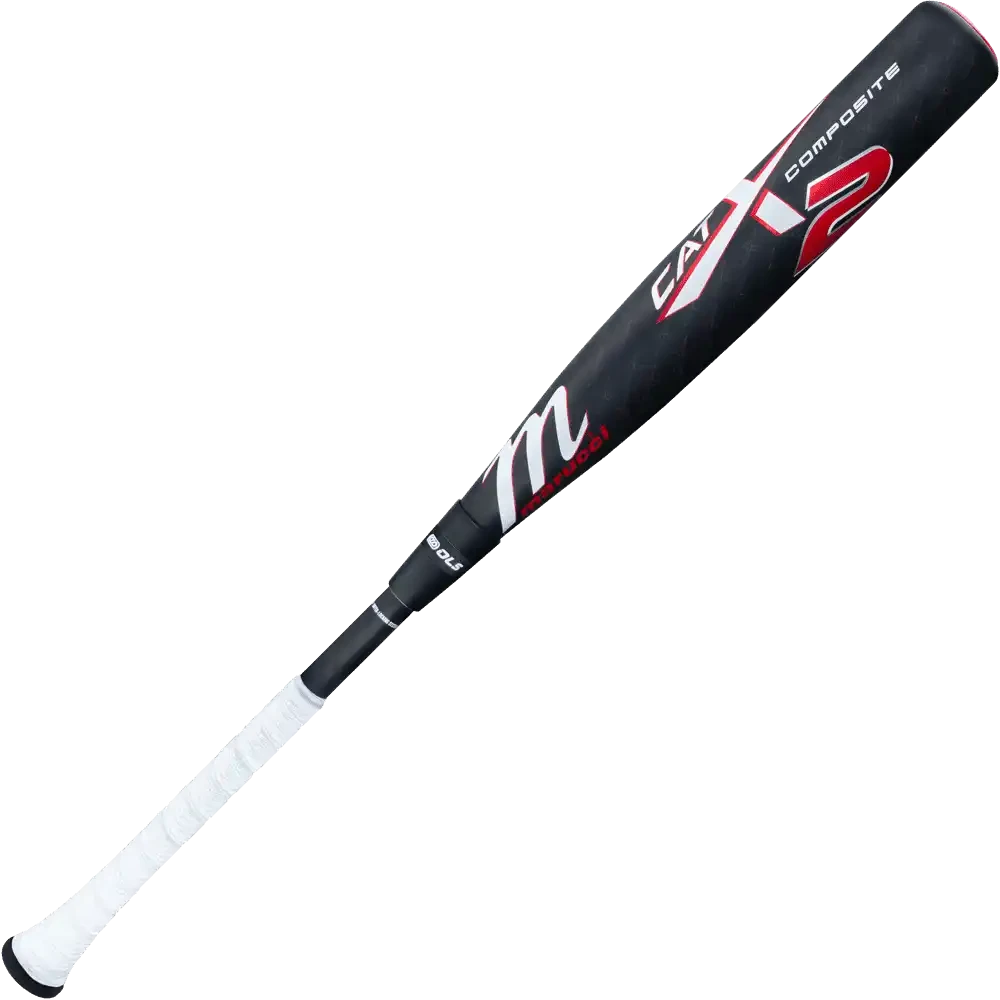 Marucci CatX2 Composite BBCOR (-3) Bat - White Black Red 4 Marucci CatX2 Composite BBCOR (-3) Bat - White Black Red - Image 2