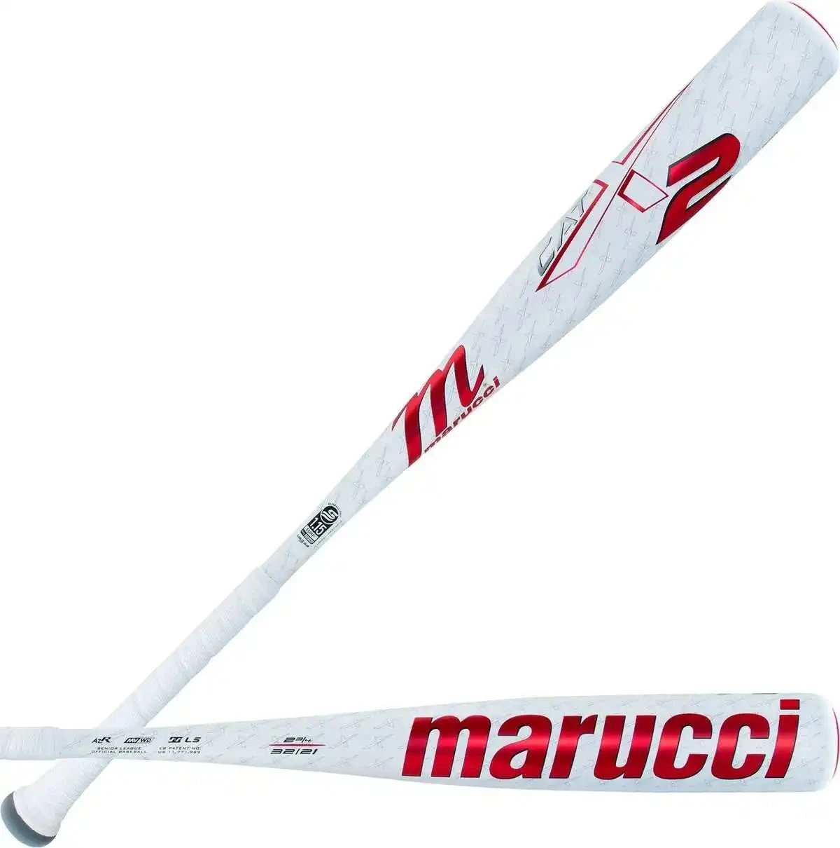 Marucci CATX2 USSSA (-10) Bat - White Red 3 Marucci CATX2 USSSA (-10) Bat - White Red