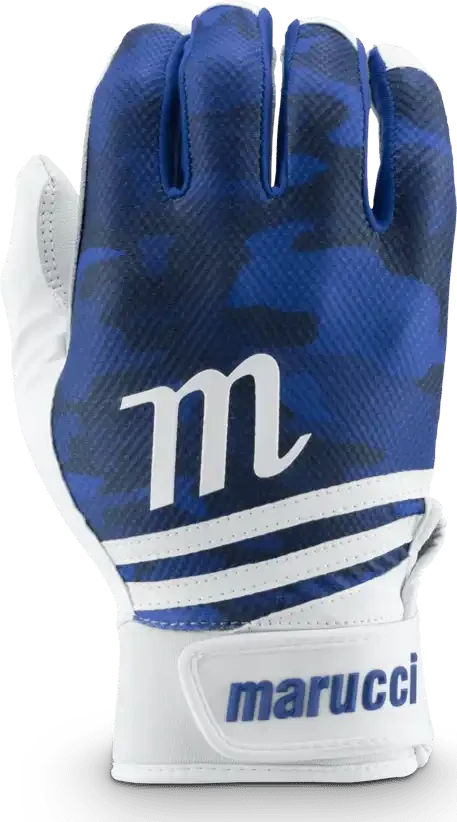 Marucci Crux Batting Glove - Royal 3 Marucci Crux Batting Glove - Royal