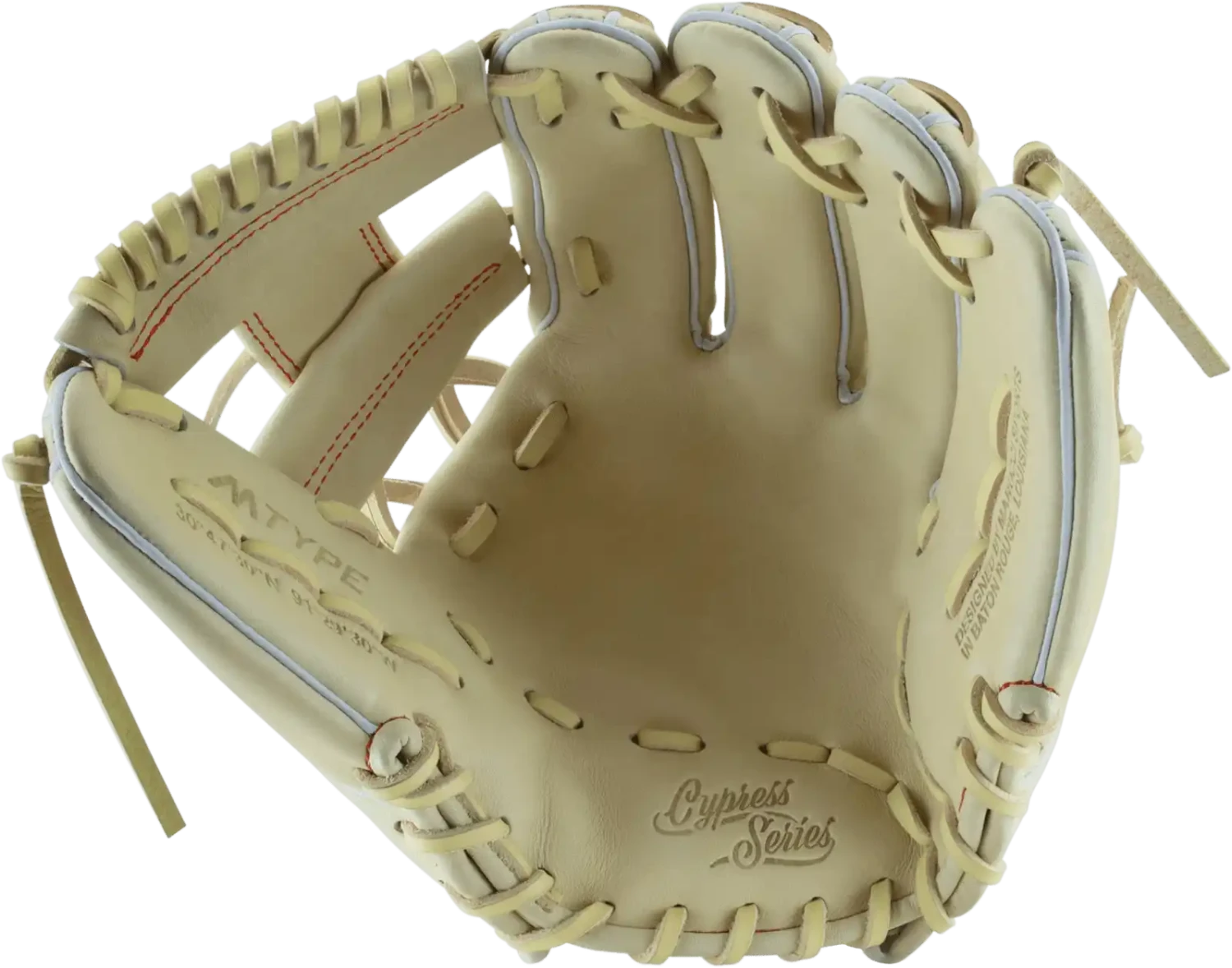 Marucci Cypress M Type 43A2 11.50" Iinfield Glove - Camel Columbia Blue 4 Marucci Cypress M Type 43A2 11.50" Iinfield Glove - Camel Columbia Blue - Image 2