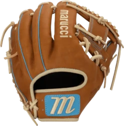 Marucci Cypress M Type 64A2 11.75" Infield Glove MFG2CY64A2 -Toffee Columbia Blue