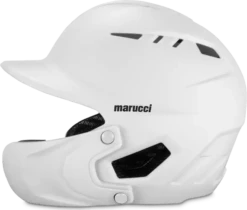 Marucci DuraVent Helmet With Jaw Guard - White