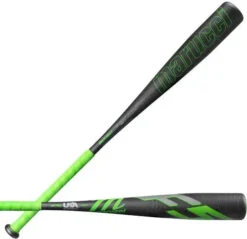 Marucci F5 Gen 5 9-10) USA Approved Bat One-Piece AlloyMSBF5510USA - Lime Dark Gray