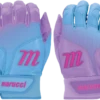 Marucci PWR FADE Batting Gloves Youth Pair - Light Purple Columbia Blue -Marucci Store marucci pwr fade batting gloves youth pair light purple columbia blue 201