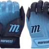 Marucci PWR FADE Batting Gloves Youth Pair - Navy Columbia Blue -Marucci Store marucci pwr fade batting gloves youth pair navy columbia blue hit 886