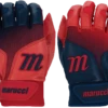 Marucci PWR FADE Batting Gloves Youth Pair - Navy Red -Marucci Store marucci pwr fade batting gloves youth pair navy red hit a double 894