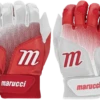 Marucci PWR FADE Batting Gloves Youth Pair - White Red 2 Marucci PWR FADE Batting Gloves Youth Pair - White Red -Marucci Store marucci pwr fade batting gloves youth pair white red hit a double 566