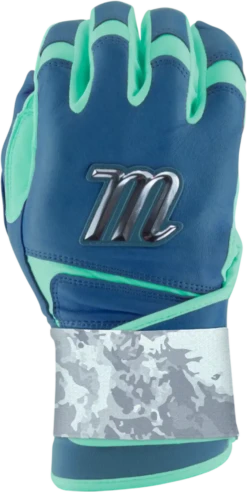 Marucci REMX Adult Baseball Batting Gloves MBRMX - Blue Mint