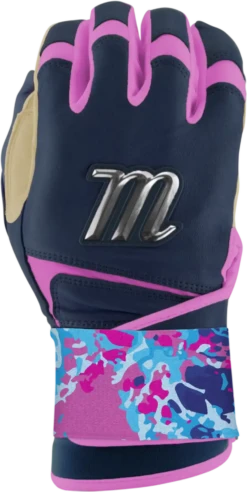 Marucci REMX Adult Baseball Batting Gloves MBRMX - Navy Blue