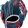 Marucci Swift 10.00" Youth Utility Glove MFGSWFTY10 - Navy Red -Marucci Store marucci swift 10 00 youth utility glove mfgswfty10 navy red right 496