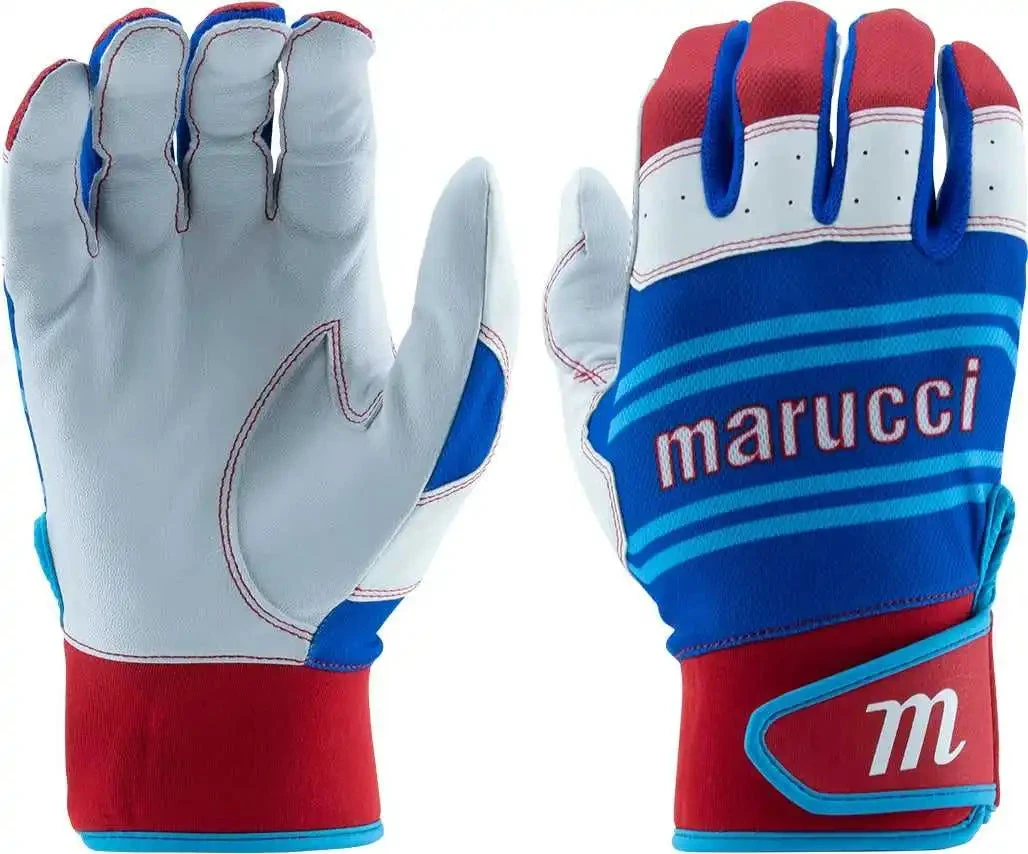 Marucci Swift Lite Youth Batting Gloves - Navy Blue Columbia Blue 3 Marucci Swift Lite Youth Batting Gloves - Navy Blue Columbia Blue