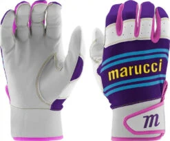Marucci Swift Lite Youth Batting Gloves - Purple Pink